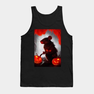 Rattus lives on Halloween Tank Top